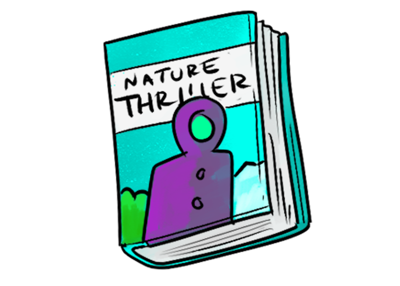 A book with a colourful cover