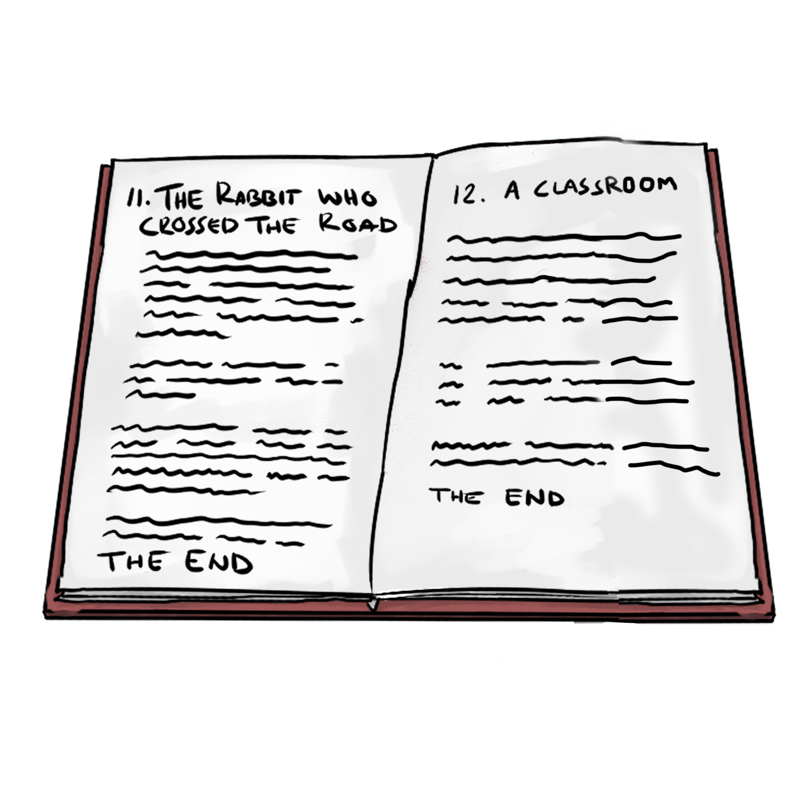 A book with short stories