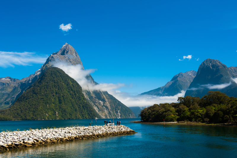 A fjord in New Zealand