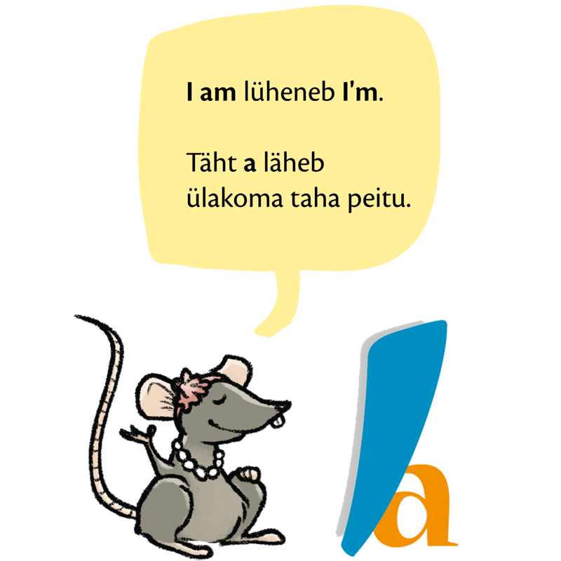 A rat smiling and talking about the short form of “I am”