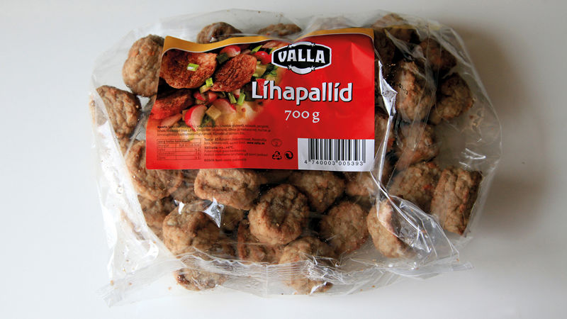 Lihapallide pakend
